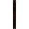 Ekena Millwork Loera Wrought Iron Bracket, (Single center brace), Antiqued Bronze 1 1/2"W x 10"D x 12"H BKTM01X10X12SLOABZ - alternate 6
